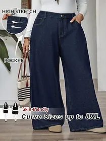 Loose Fit Elegant Old Money Style Jeans
