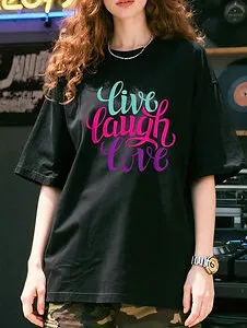 Live Laugh Love Inspiration Graphic Tee