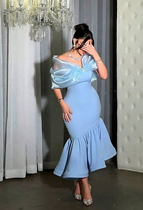 Diamond Mesh Hip-Wrapped Sexy Evening Dress